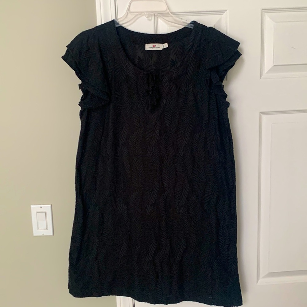 Vineyard Vines Embroidered Palm Vineyard Tunic Dress